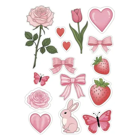 Наклейка Симфония Розовая мечта 30x20 см