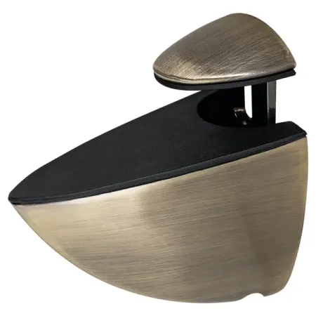 Полкодержатель Пеликан 70x27x60 мм ЦАМ цвет бронза