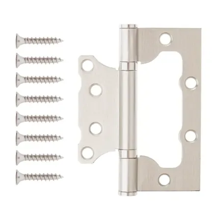 Петля бабочка Vanger 100x75x2.3 мм сталь цвет никель дверные петли imango 165 170 175 градусов для шкафов из стали