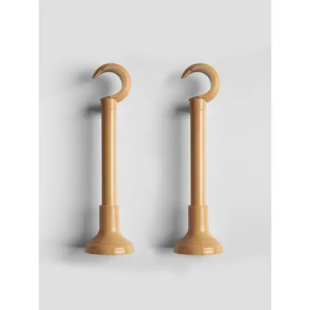 Кронштейн для карниза Domlegrand Кантри пластик цвет ясный дуб 18.5x2.9 см 2 шт.