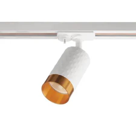 Трековый светильник спот Wolta WTL-GU10/10WG под лампу GU10 однофазный цвет белый