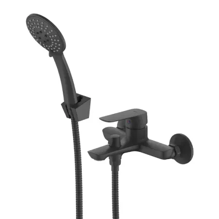 Смеситель для ванны Iddis Token TOKBL02i02 однорычажный с лейкой и шлангом цвет черный пластиковый гибкий шланг для водяного охлаждения 1 4 дюйма