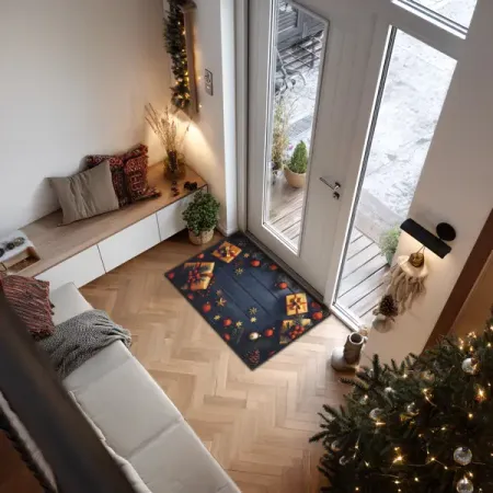 Коврик грязезащитный Confeti 02 408_67_00 50x80 см полиамид цвет красный рождественский коврик красный санта клаус