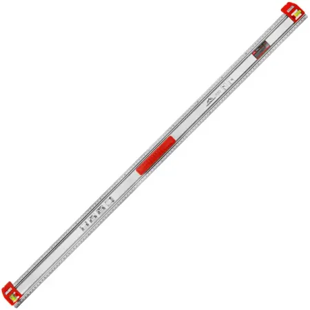 Линейка разметочная нержавеющая сталь с уровнем Vertextools 3046-19 1200 мм