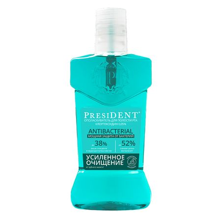 Ополаскиватель President Мощная защита от бактерий 400 мл