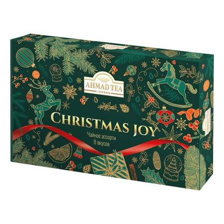 Чай Ahmad Tea ассорти радость рождества, 40 пакетиков