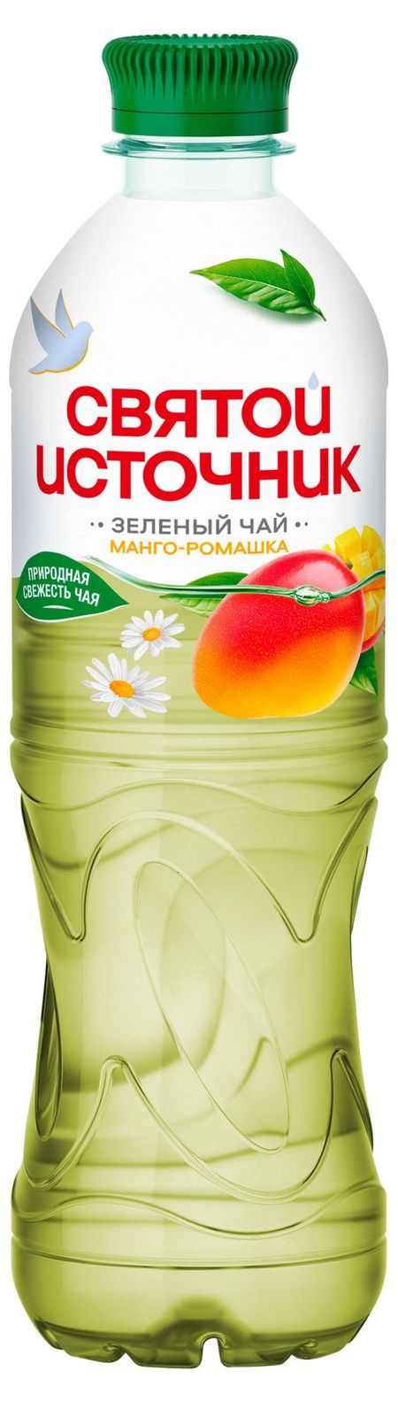 Чай зеленый холодный Святой Источник Манго-ромашка, 0,5 л