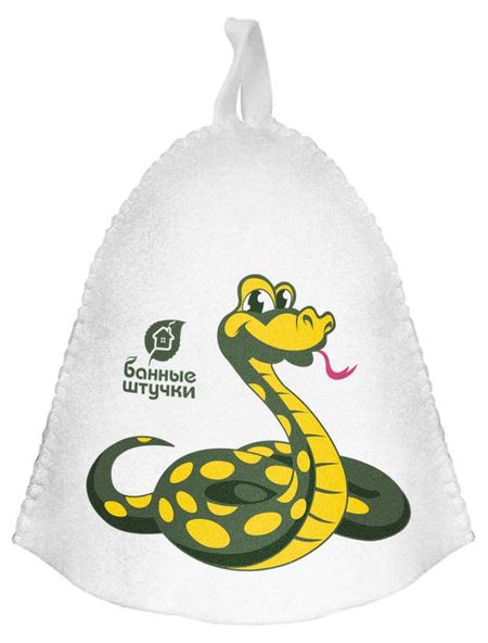 Шапка для бани Банные Штучки Змей, 1 шт в ассортименте