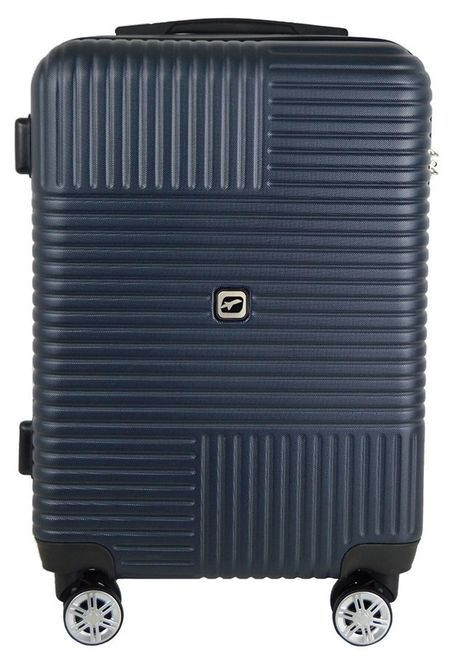 Чемодан жесткий Airport темно-серый 8 колес, 35х20х55 см, размер S