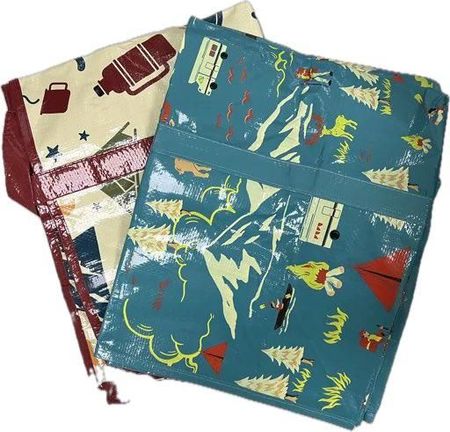 Сумка новый год АВМ хозяйственная XL 57х75х25 см, 1 шт, в ассортименте