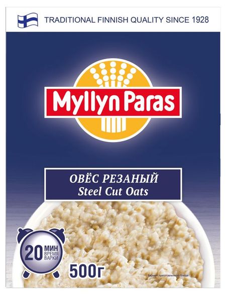 Овес резанный Myllyn Paras Steel Cut Oats, 500 г валерий владимирович пирогов ангелы и демоны российской власти монархи и фавориты