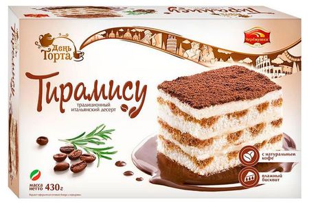 Торт День торта Тирамису, 430 г