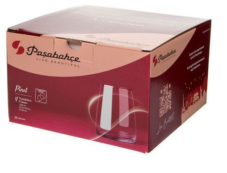 Набор стаканов Pasabahce Пино 390 мл, 4 шт