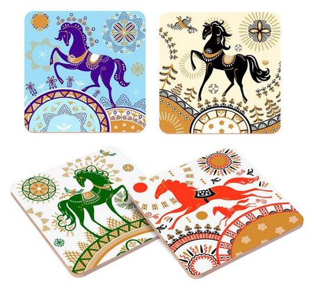 Подставка под горячее Сивка-бурка 14х14 см, 1 шт в ассортименте