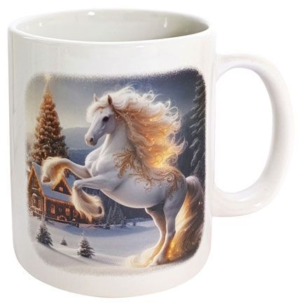 Кружка МФК Новогодняя лошадь, 350 мл