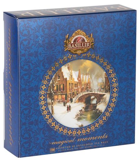 Набор чая Basilur Novelty 2 magical moments, 40 пакетиков