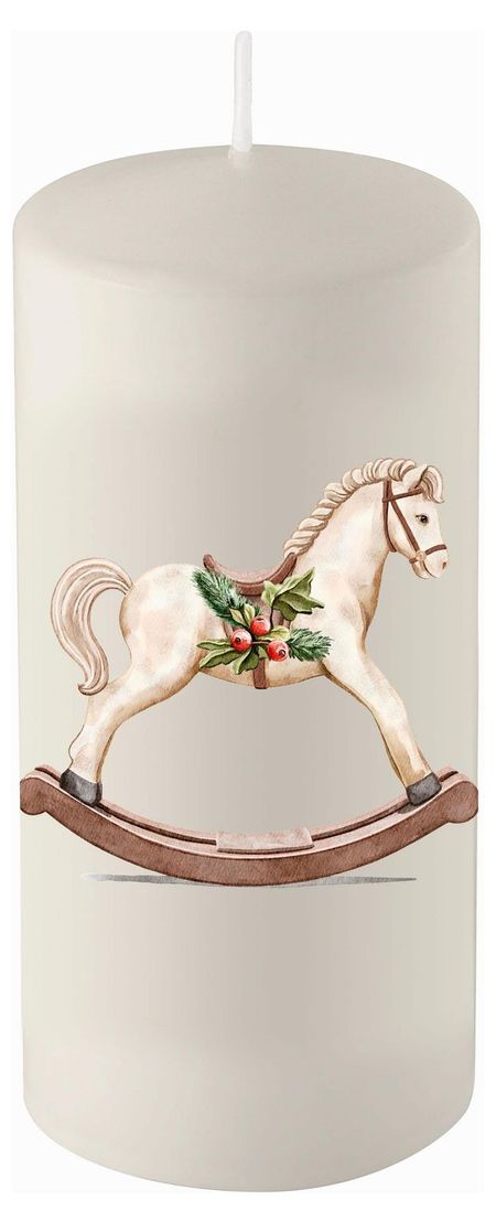 Свеча Kukina Raffinata Символ года 90х100 мм, 1 шт в ассортименте