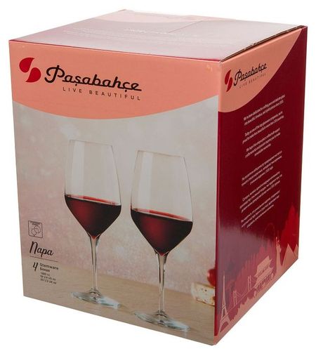 Бокалы для вина Pasabahce Напа 580 мл, 4 шт
