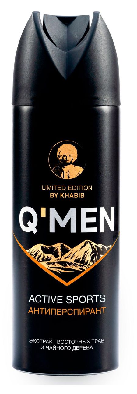Антиперспирант QMEN Active Sports с экстрактом восточных трав, 200 мл