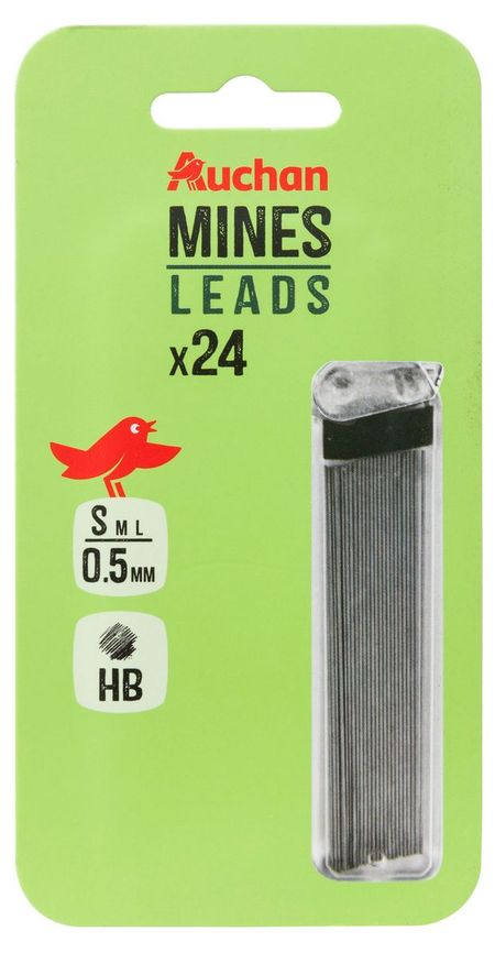 Набор грифелей АШАН Красная птица для механического карандаша 0,5 мм твердость HB, 24 шт александр борисович широкорад россия идёт на восток транссиб бам восточный полигон 12