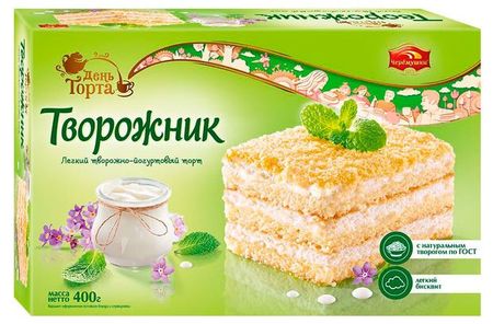 Торт День торта Творожник, 400 г