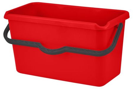 Ведро Hitt Tetto прямоугольное красное, 14 л
