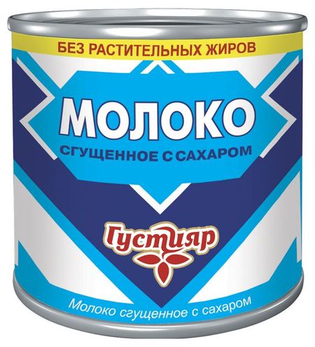 Молоко сгущенное Густияр с сахаром 0,2%, 370 г
