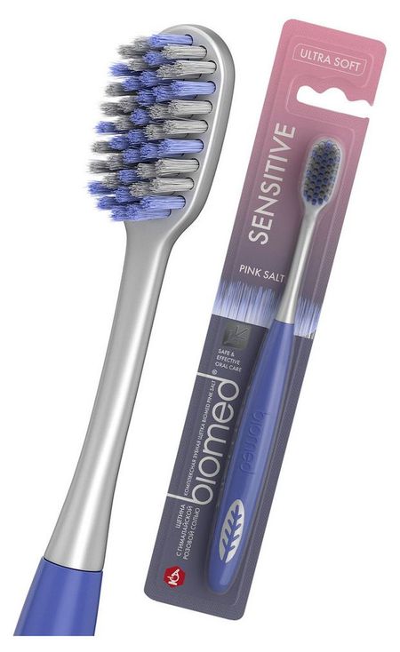 Зубная щетка Biomed Sensitive ультрамягкая, 1 шт в ассортименте