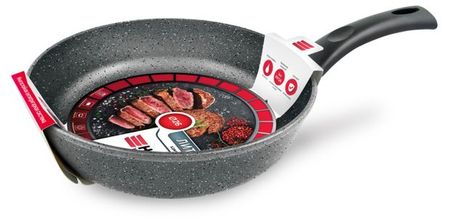 Сковорода Нева Металл Посуда литая серый гранит, 26 см