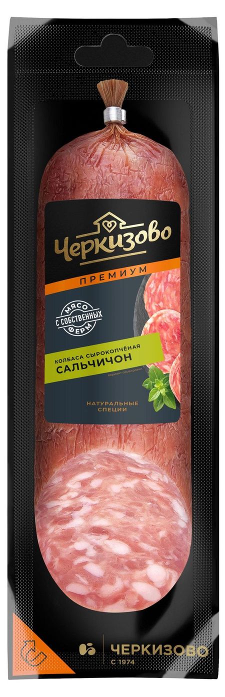 Колбаса сырокопченая Черкизово Премиум Сальчичон полусухая, 300 г