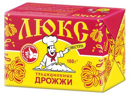 Дрожжи традиционные Саф-Нева Люкс экстра хлебопекарные прессованные охлажденные, 100 г