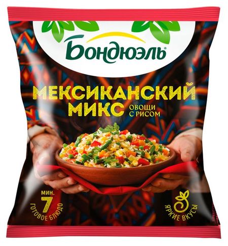Смесь овощная Bonduelle Мексиканский микс овощи с рисом замороженная, 400 г павел валерьевич берснев мексиканский шаманизм мифы ритуалы и верования уичолей
