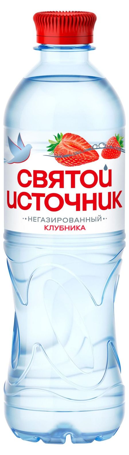 Вода питьевая Святой Источник со вкусом клубники негазированная, 500 мл
