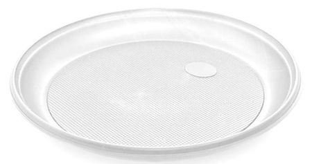 Набор одноразовых тарелок Каждый день пластик 20,5 см, 10 шт