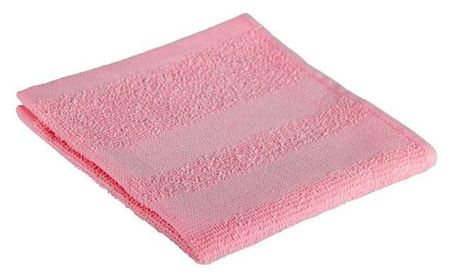 Полотенце Каждый день розовое, 30х30 см