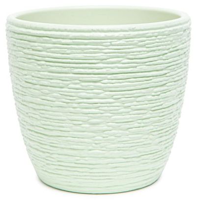 Горшок керамический Флер зеленый без поддона, 9 см