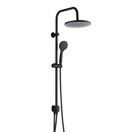 Душевой комплект Esko ST с верхним душем с лейкой черный (ST1550 Black) комплект переходников azkd ss0734 из нержавеющей стали 304