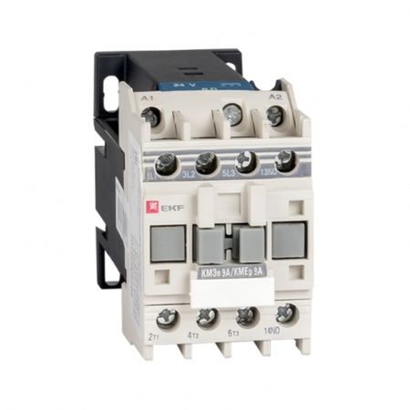 Контактор малогабаритный EKF КМЭп 24 В 9 А тип DC 1НО (ctr-s-9-24-p)