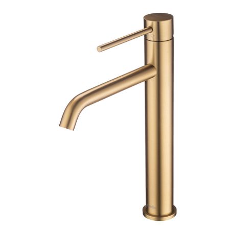 Смеситель для раковины высокий Swedbe Select однорычажный золото (2715GO) сетчатый фильтр для раковины из нержавеющей стали