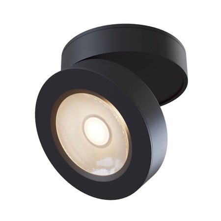 Спот светодиодный потолочный Maytoni Magic 4000 К 12 Вт 6 кв.м черный IP20 (C022CL-L12B4K) nitecore t4k 4000 люмен портативный брелок фонарик usb перезаряжаемый с использованием 4xcree xp 12 v6 мини светодиодный фонарик