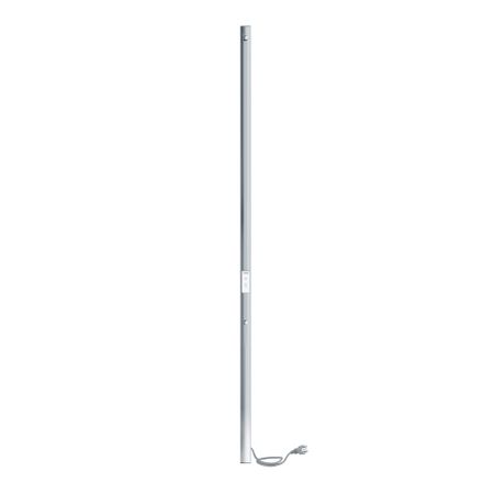 Полотенцесушитель электрический Indigo Style Pro 1200х30 мм 55 Вт с терморегулятором серебристый