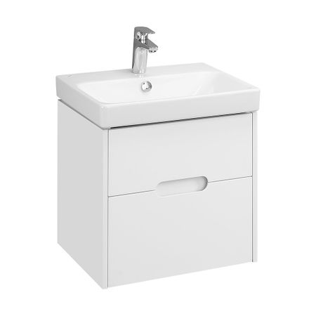 Тумба под раковину Aquaton Оливия 55 см подвесная белая (1A254201OL010)