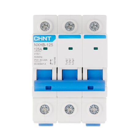 Выключатель нагрузки Chint NXHB-125 3P 125А 500 В на DIN-рейку (193186)