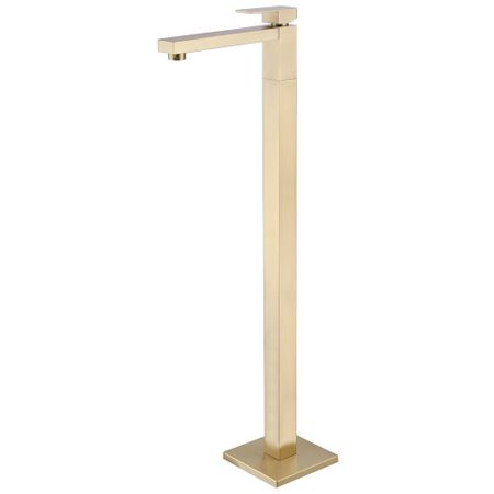 Смеситель для раковины напольный Abber Daheim золото однорычажный (AF8241G)