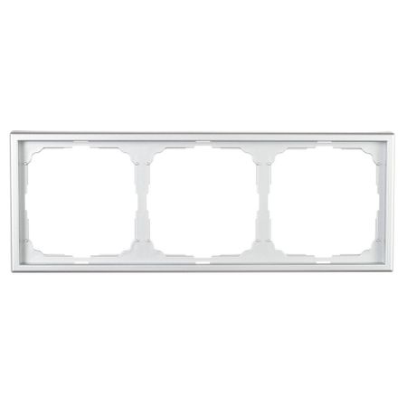 Рамка Systeme Electric ArtGallery трехместная алюминий (GAL000303)