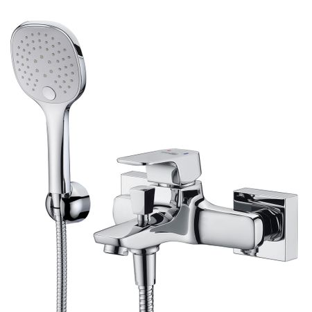 Смеситель для ванны WasserKraft Salm хром однорычажный с коротким изливом с лейкой (2701) кэрол флеминг говорите ясно и убедительно экопокет