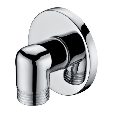 Подключение шланга WasserKraft без держателя латунь хром (A134)