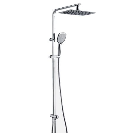Душевой комплект WasserKraft с верхним душем с лейкой хром (A042)