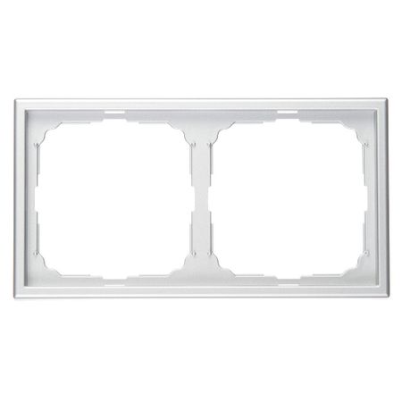 Рамка Systeme Electric ArtGallery двухместная алюминий (GAL000302)