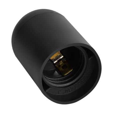 Патрон для лампы Е27 Duwi ПВХ 60 Вт IP20 подвесной черный (24534 6) патрон iek пкб14 04 к01 карболитовый для лампы е14 подвесной